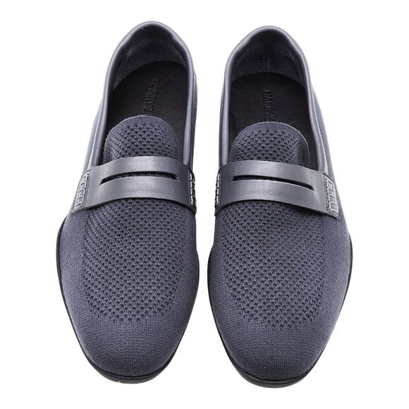 Harrys London Basel Knit Cotton Men\'s Loafers Charcoal US 11 EU 44 - New $495 main image 6